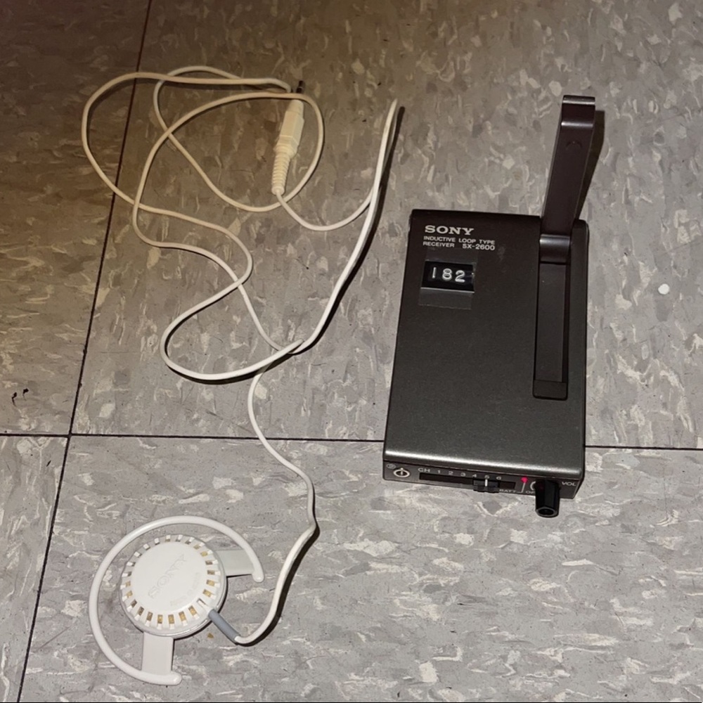 Receptor Sony Sx-2600 Inductive Loop Type Receiver